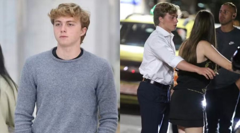 Benício Huck é flagrado com morena misteriosa em restaurante do Rio