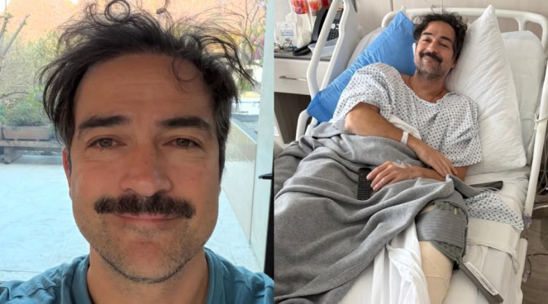 Alfonso Herrera, ex-RBD, assusta web ao surgir em hospital após cirurgia