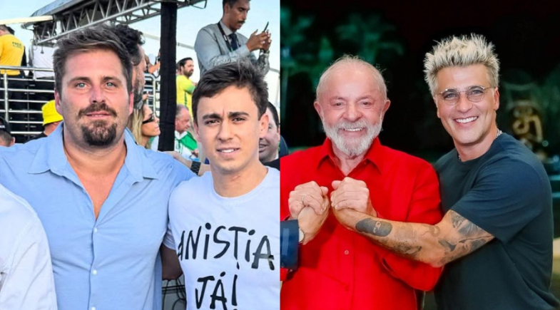 Thiago Gagliasso volta a atacar Bruno Gagliasso após foto com Lula: “Vira homem”