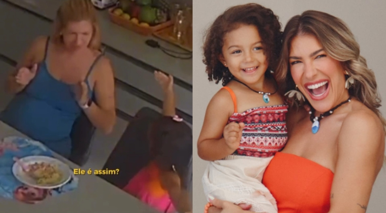 Grávida, Lore Improta divide momento carinhoso com a filha ao falar sobre chegada de Levi