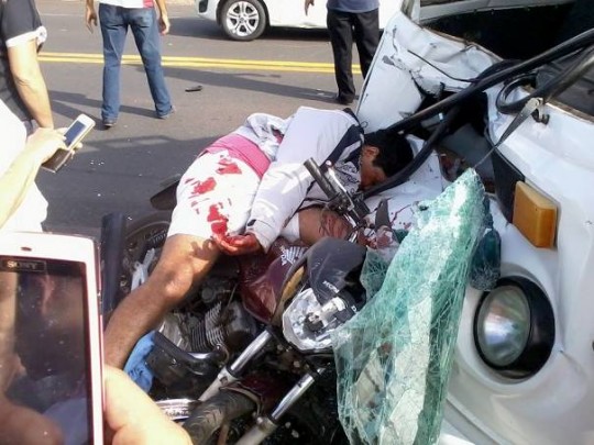 Piripirienses ficam gravemente feridos em acidente na BR-343