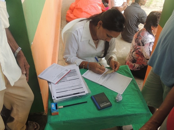                                    Mutirão da saúde atende o povoado Santa Rita - Imagem 2