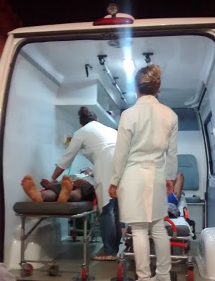 Colisão entre motos deixa dois jovens gravemente feridos em Fronteiras