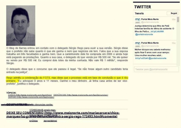 ASCOM da PMB responde acusações de Sérgio Rego  - Imagem 4