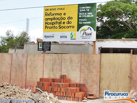 Parceria entre a Prefeitura e Governo do Estado efetuam a maior obra já realizada na saúde de Piracuruca