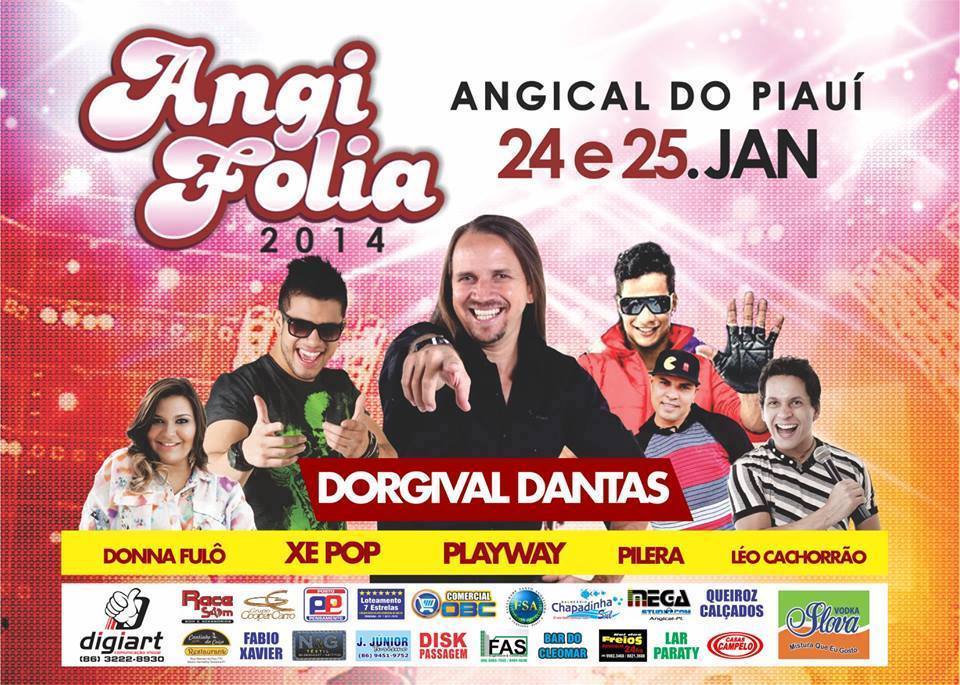 Angifolia carnaval fora de época mais esperado da região, 24 e 25 de janeiro
