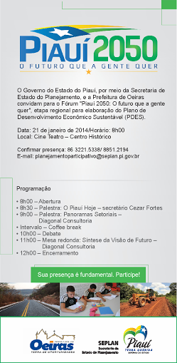 SEPLAN apresentará o Plano de Desenvolvimento Econômico Sustentável - Imagem 1