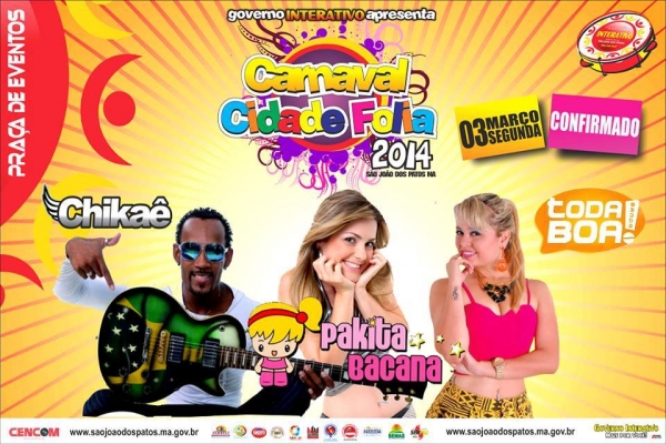 Carnaval Patoense: Seis bandas confirmadas - Imagem 1