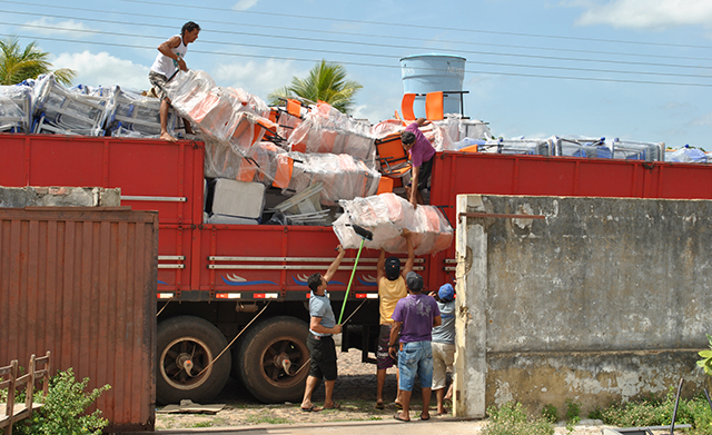 Além da reforma e ampliação, a U.E. Domingos Alves Gomes recebe nova mobilia
