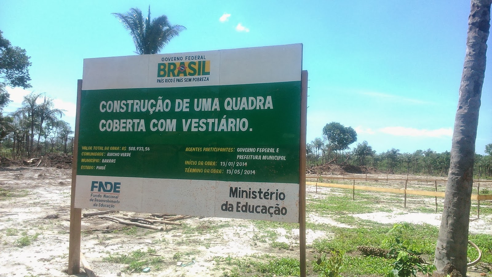 Prefeito Edílson Capote começa o ano com Obras na Área da Educação