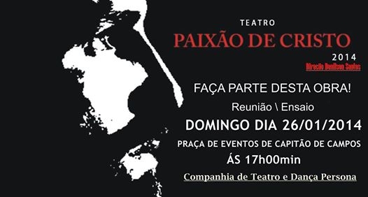  Primeira reunião com os atores que vão atuar na peça Paixão de Cristo em 2014. - Imagem 2