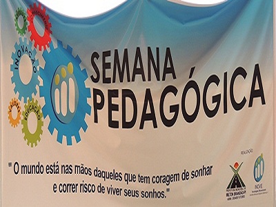 Professores participam de capacitação na Semana Pedagógica