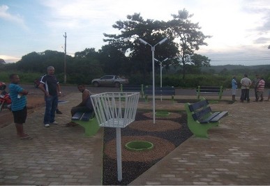 Praça do entroncamento que dar acesso ao estado do Maranhão é concluída 