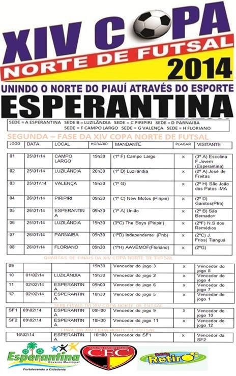 N. S. dos Remédios joga com The Boys de Piripiri no futsal - Imagem 1