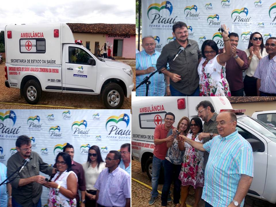 Município de Canavieira é contemplado com ambulancia