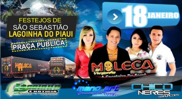 Confirmado Moleca 100 Vergonha dia 18 de janeiro no Festejo de São Sebastião - Imagem 1