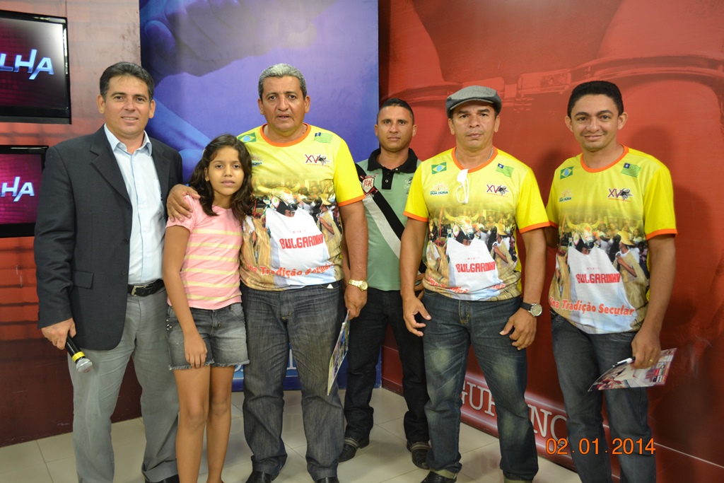 Prefeito Zé Resende e Comissão Organizadora fazem divulgação do Reisado na TV Meio Norte