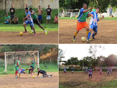 Partida de futebol entre Amigos de Azarias e Amigos de Eduardo