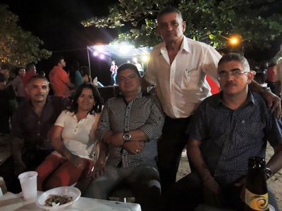 Prefeita Neuma Café e comitiva prestigiam aniversário de José Manoel 