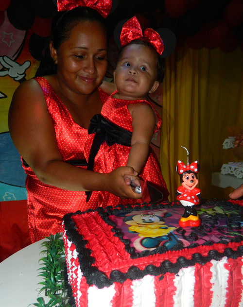 O aniversário de um ano de Evellyn Vitória