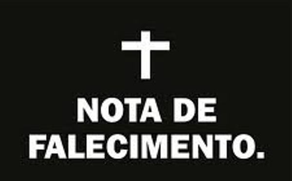 Dr. Alcântara vem a público manifestar nota de pesar pelo falecimento do ex-prefeito Vicente Gomes de Oliveira.
