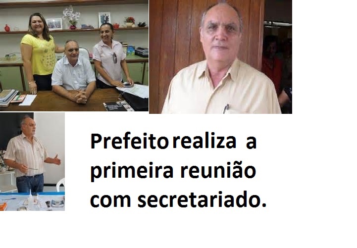 Prefeito realiza reunião com secretariado
