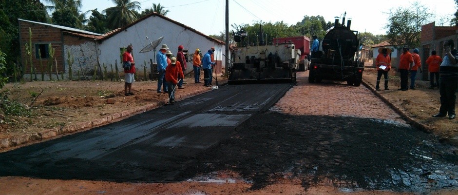 Pavimentação asfaltica em Redenção do Gurguéia teve início neste 1º de outubro 