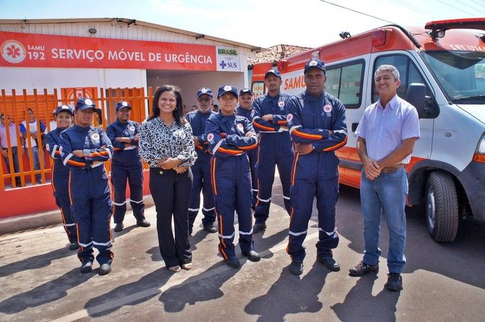 Prefeito de Monte Alegre inaugura base da SAMU - Imagem 3