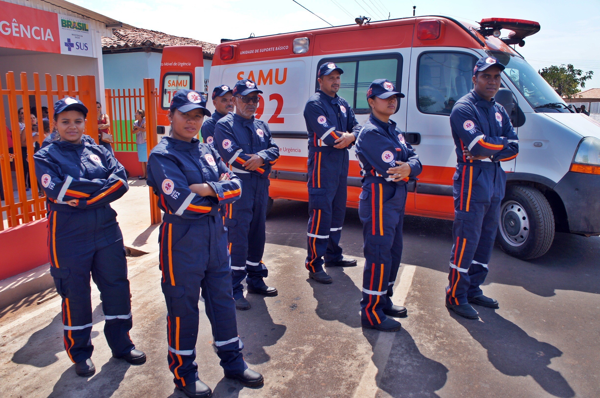 Prefeito de Monte Alegre inaugura base da SAMU