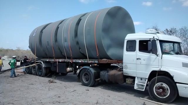 Cisternas do Programa Água para Todos começam a chegar a Buriti dos Lopes - Imagem 1
