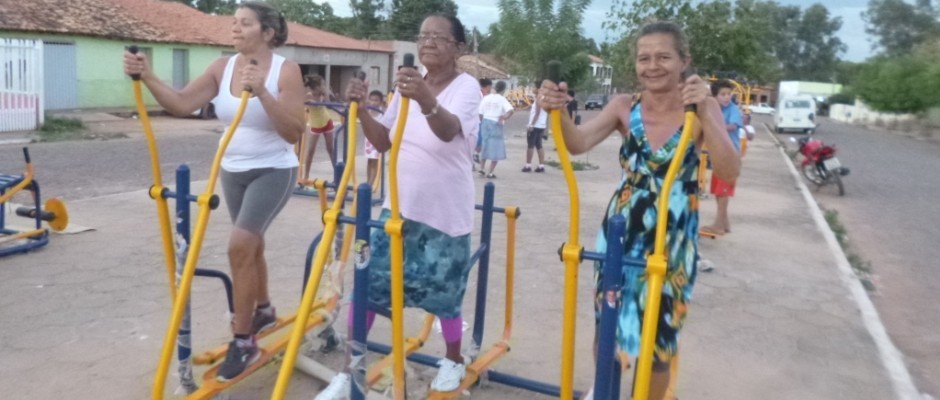 Moradores de Redenção do Gurguéia descobrem a importância dos exercícios físicos 