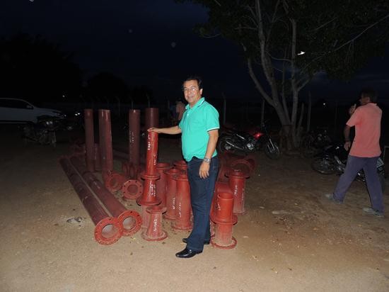 Em Água Branca obras de esgotamento sanitário recebem novos equipamentos - Imagem 1