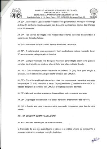  CMDCA Publica Edital de Eleição Suplementar Para Conselheiro Tutelar - Imagem 8