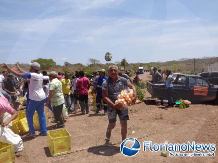 Caminhão tomba e motorista morre em acidente na PI 140 - Imagem 1