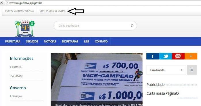 Prefeitura de Miguel Alves disponibiliza Contracheque Online a servidores - Imagem 1