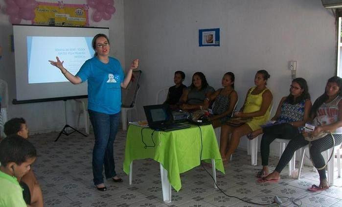 Gestantes participam de palestra no CRAS - Imagem 3