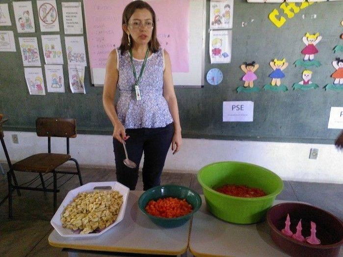 Nutricionista do NASF realiza atividade com alunos da escola pública Jardim de Infância Nossa Sra de Fátima - Imagem 24