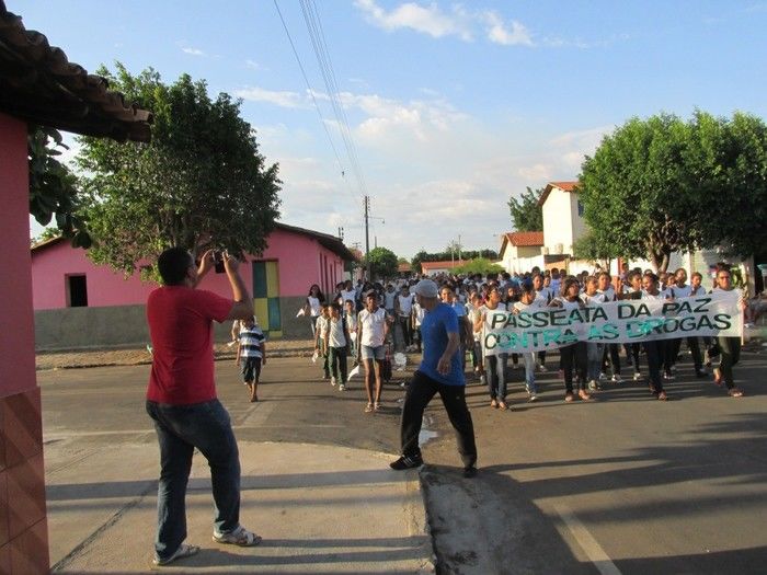 II Caminhada Contra as Drogas da Escola Roque Alencar em Agricolândia  - Imagem 11