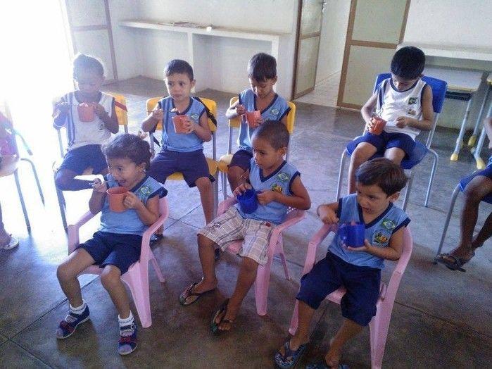 Nutricionista do NASF realiza atividade com alunos da escola pública Jardim de Infância Nossa Sra de Fátima - Imagem 30
