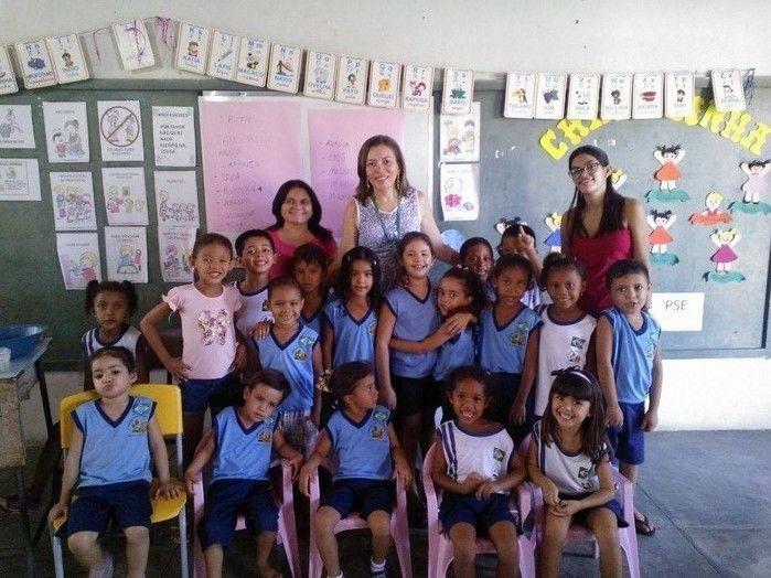 Nutricionista do NASF realiza atividade com alunos da escola pública Jardim de Infância Nossa Sra de Fátima - Imagem 2