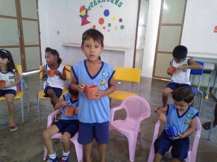 Nutricionista do NASF realiza atividade com alunos da escola pública Jardim de Infância Nossa Sra de Fátima - Imagem 8