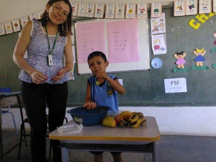 Nutricionista do NASF realiza atividade com alunos da escola pública Jardim de Infância Nossa Sra de Fátima - Imagem 25