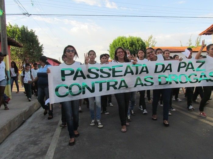 II Caminhada Contra as Drogas da Escola Roque Alencar em Agricolândia  - Imagem 13