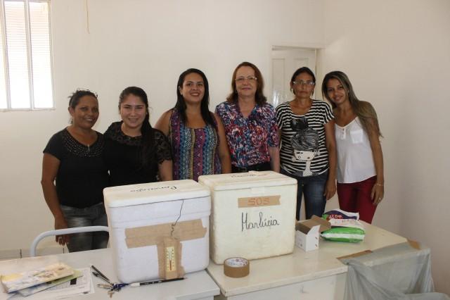 Crianças são vacinadas contra poliomielite e sarampo no município de Miguel Alves  - Imagem 1