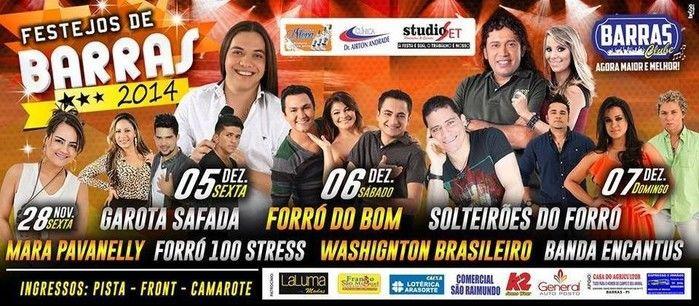 Confira os valores dos ingressos antecipados dos eventos no ‘Novo Barras Clube’ - Imagem 1