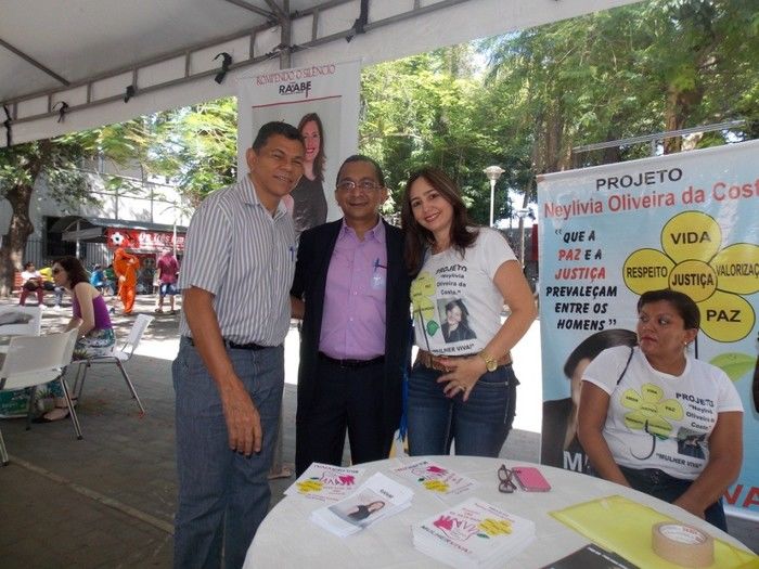 Voluntários do Projeto Neylivia Oliveira da Costa Mulher Viva participa de uma concentração em Teresina   - Imagem 17