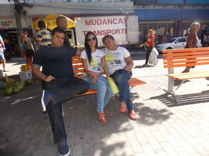 Voluntários do Projeto Neylivia Oliveira da Costa Mulher Viva participa de uma concentração em Teresina   - Imagem 28