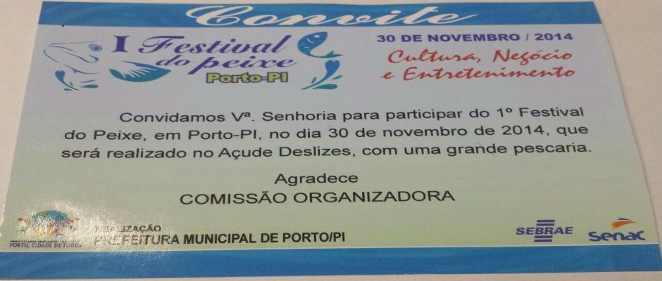 Equipe faz teste para o 1° Festival do Peixe