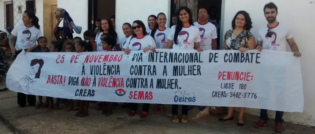 Prefeitura de Oeiras realiza ações de combate a violência contra a mulher