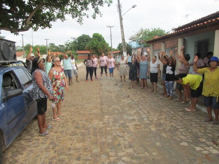 Equipe de Saúde de Pitombeira Faz sua 2ª Caminhada da 3ª Idade no Bairro Baixa - Imagem 74